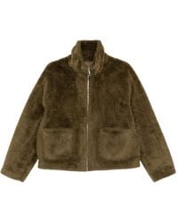 Betta Corradi - Veste En Fourrure Artificielle À Empiècements - Lyst