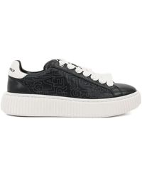 Karl Lagerfeld - Logo-Detail Platform Sneakers - Lyst
