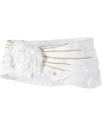 Maison Michel - Hiromi Rose-Embellished Crystal-Detail Headband - Lyst