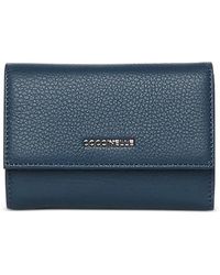 Coccinelle - Logo-Plaque Leather Wallet - Lyst