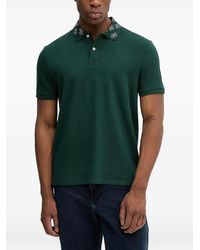 Guess - Short-Sleeve Pattern-Collar Polo Shirt - Lyst