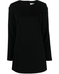 Jonathan Simkhai - Appliqué-Detail Long-Sleeve Minidress - Lyst