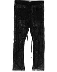 Ann Demeulemeester - Hose Aus Spitze - Lyst