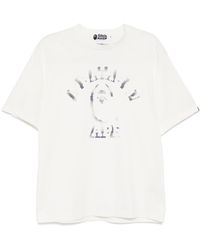 A Bathing Ape - Garment-Dye Spray-Print T-Shirt - Lyst