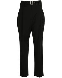 Proenza Schouler - Cropped Suiting Carrot Leg Trousers - Lyst