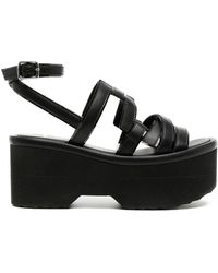 Pierre Hardy - 80mm Strappy Wedge Sandals - Lyst