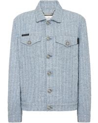 Philipp Plein - Chaqueta Corta De Tweed - Lyst
