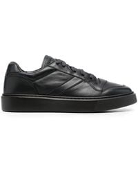 Doucal's - Grained-Leather Sneakers - Lyst