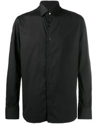 Xacus - Spread-Collar Button-Up Shirt - Lyst