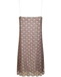 ROTATE BIRGER CHRISTENSEN - Scallop Embellished Mini Dress - Lyst