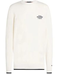 Tommy Hilfiger - Logo-Embroidered Sweater - Lyst