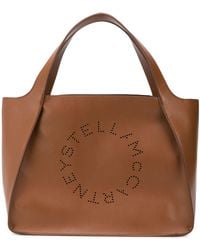 Stella McCartney Draagtas Met Stella Logo - Bruin