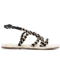Manebí - Flat Rope Sandals - Lyst