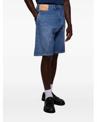 JW Anderson - Pantalones vaqueros cortos con detalle de ancla - Lyst
