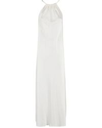 Antonelli - Satin Maxi Dress - Lyst