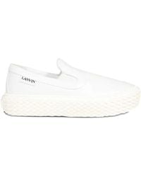 Lanvin - Sneakers mit runder Kappe - Lyst