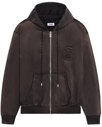 Gcds - Hoodie Zippé À Logo Embossé - Lyst