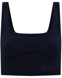 DSquared² - Embroidered Crop Top - Lyst