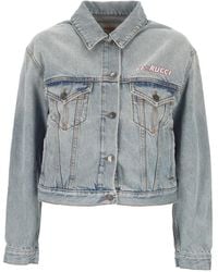 Fiorucci - Logo-Embroidered Denim Jacket - Lyst