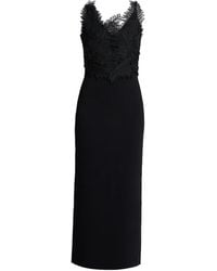 Aje. - Embroidered-design Midi Dress - Lyst
