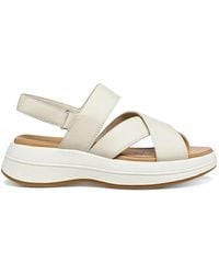 Geox - Crossover-Strap Touch-Strap Sandals - Lyst