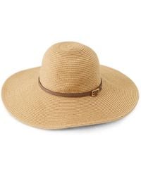 Melissa Odabash - Jemima Buckle-Detail Hat - Lyst