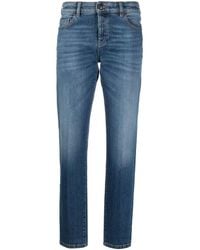 Emporio Armani - Mid-rise Straight Leg Jeans - Lyst