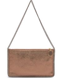 Stella McCartney - Falabella Chain-Trimmed Shoulder Bag - Lyst