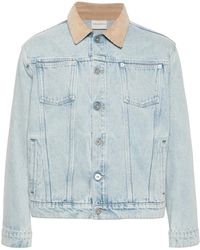 Drole de Monsieur - La Vest Jean Délavée Denim Jacket - Lyst