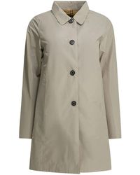 Barbour - Babbity Reversible Check-Pattern Trench Coat - Lyst