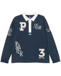 La Martina - Logo-Patch Long-Sleeve Polo Shirt - Lyst