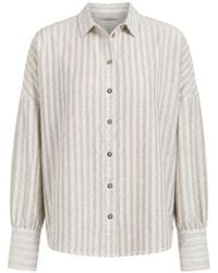 Forme D'expression - Striped Drop-Shoulder Shirt - Lyst