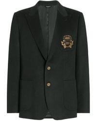 Dolce & Gabbana - Portofino Single-Breasted Cashmere Jacket - Lyst
