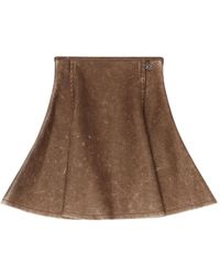 DIESEL - Flared Miniskirt - Lyst