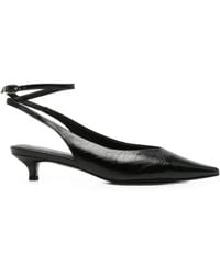 Bibi Lou - Noe Pointed-Toe Buckled-Strap Pumps - Lyst