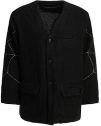 Kapital - Embroidered Collarless Jacket - Lyst