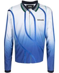 Ahluwalia - Expression Long-Sleeve Polo Shirt - Lyst