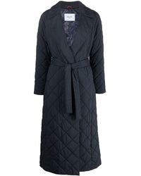 Paltò - Quilted Belted Coat - Lyst