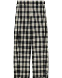 Adererror - Aoker Gingham Wool Trousers - Lyst