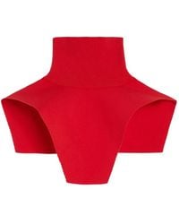 Jil Sander - Ribbed High-Neck Neck Warmer - Lyst