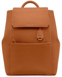 Maison De Sabre - Sac À Dos En Cuir À Rabat - Lyst