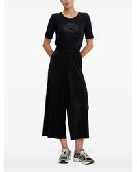 Sportalm - T-Shirt Strassé À Logo Imprimé - Lyst