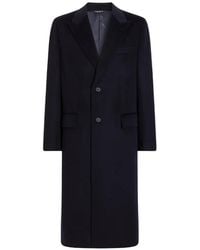 Dolce & Gabbana - Single-Breasted Wool Coat - Lyst