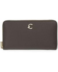 Coccinelle - Logo-Plaque Pebbled-Leather Wallet - Lyst