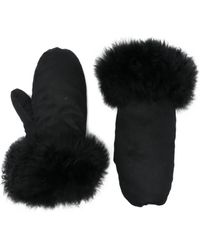 Liska - Handschoenen Met Afwerking Van Bont - Lyst