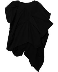 Yohji Yamamoto - Asymmetric Draped Skirt - Lyst
