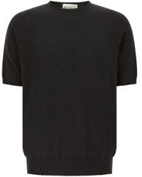 Ma'ry'ya - Short-Sleeve Knitted T-Shirt - Lyst