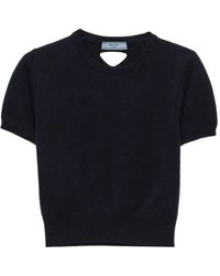Prada - Pull À Manches Courtes - Lyst