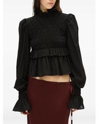 Ann Demeulemeester - Ruffled-Details Blouse - Lyst