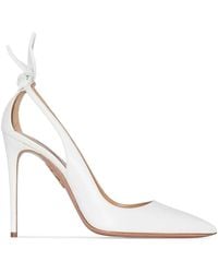 Aquazzura - Bow Tie Pumps 105 - Lyst